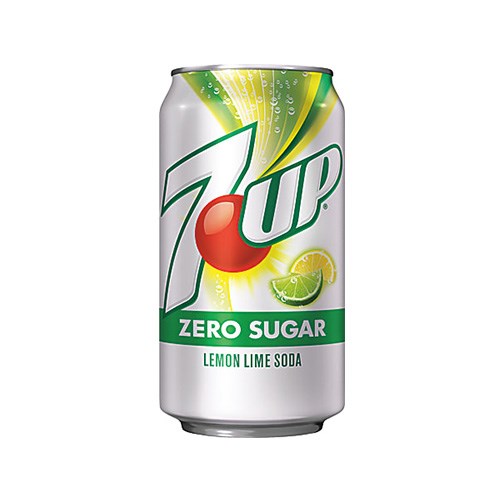 Seven Up Zero Sugar Lemon Lime Can 355ml - Marqet