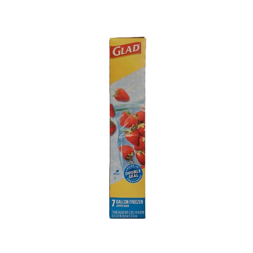 Glad - Zipper Freezer Bags Gallon 25 count