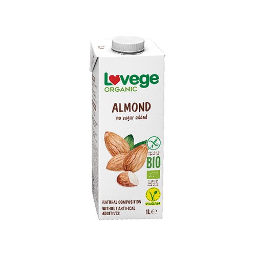 Sante I Love Vege Organic Almond Milk No Added Sugar 1L Marqet