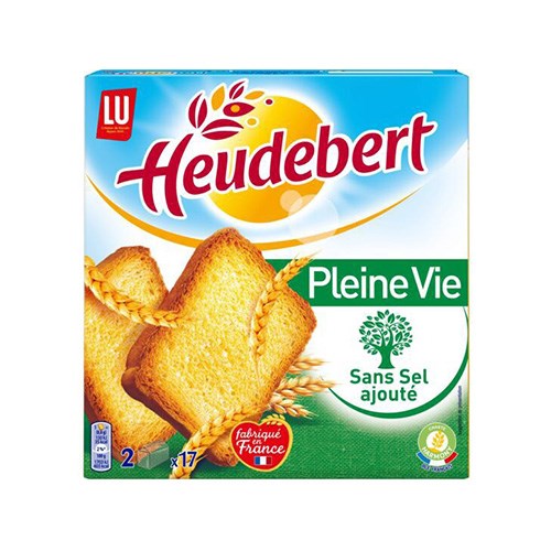 LU, Heudebert, Biscottes, Toasts, Crackers, Naturel, 300 gr