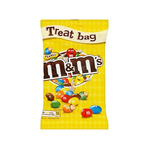 M&M's Peanut Chocolate Treat Bag 82g (16 x 82g)